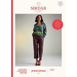 Midnight Garden Sweater in Sirdar Jewelspun Aran - Digital Version 10718