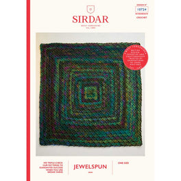 Ornamentals Blanket  in Sirdar Jewelspun Aran - Digital Version 10724