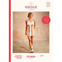 Downtown Slip Dress Crocheted in Sirdar Stories DK