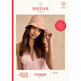 Throw Shade Bucket Hat in Sirdar Stories Dk