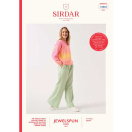 Sleeve Appeal Sweater in Sirdar Jewelspun Ombre Aran
