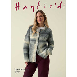 Cardigan in Hayfield Spirit Chunky - Digital Version 10860