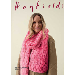 Crochet Scarf in Hayfield Spirit Chunky - Digital Version 10863