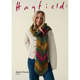 Scarf in Hayfield Spirit Chunky - Digital Version 10865