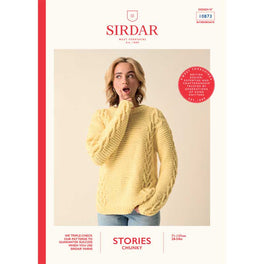 Over It Sweater in Sirdar Stories Chunky
