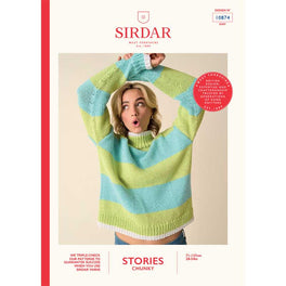 Rom Com Roll Neck in Sirdar Stories Chunky
