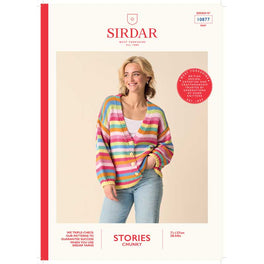 Cult Stripe Cardigan in Sirdar Stories Chunky