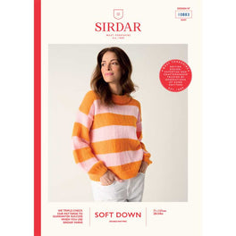Big Stripe Sweater in Sirdar Soft Down Dk