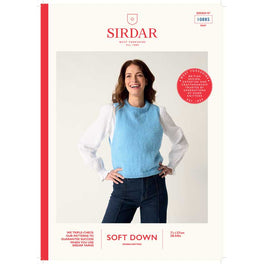 Lofty Layer Vest in Sirdar Soft Down Dk