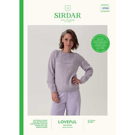 Scallop Shell Sweater in Sirdar Loveful Bio Blend Dk - Digital Version 10908