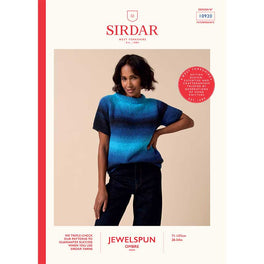 Colour Go Round Sweater in Sirdar Jewelspun Ombre Aran - 10920