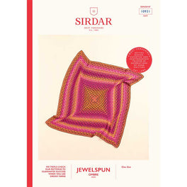 Spectrum Crochet Blanket in Sirdar Jewelspun Ombre Aran - 10931
