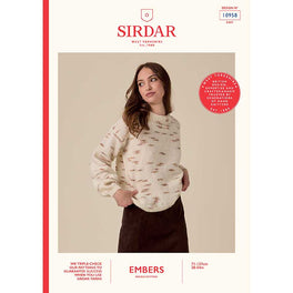 Bright Spark Sweater in Sirdar Embers Dk - Digital Version 10958