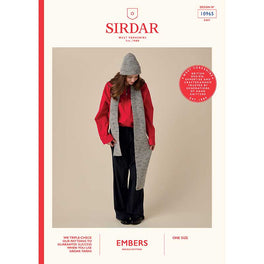 Match Hat & Scarf Set in Sirdar Embers Dk - Digital Version 10965