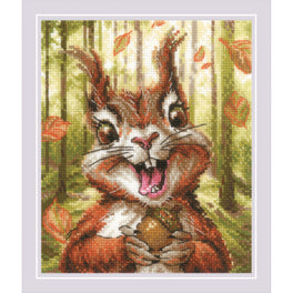 Nutty Delight - Riolis Cross Stitch Kit