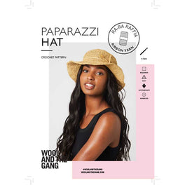 Free Download - Papparazzi Hat in Wool and the Gang Ra-Ra Raffia