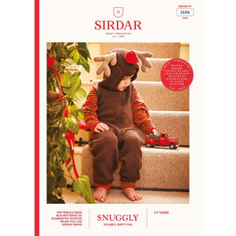Christmas Kids Little Reindeer Romper in DK - Digital Version 2606