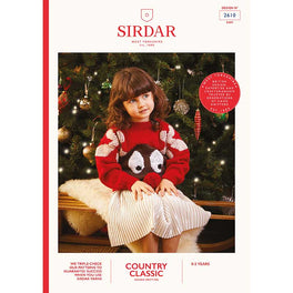 Christmas Kids Rudolph Jumper in DK - Digital Version 2610