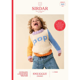 Pop it On Sweater in Sirdar Snuggly Chunky - Digital Version 2635