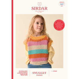 Colour Pop Pullover in Sirdar Snuggly Chunky - Digital Version 2637