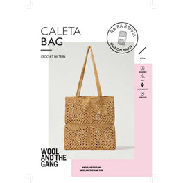 Free Download - Caleta Bag in Wool and the Gang Ra-Ra Raffia