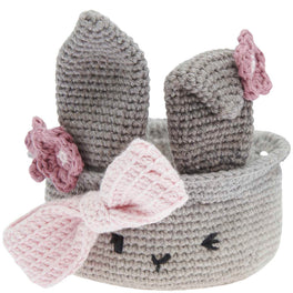 Rico Ricorumi Crochet Easter Basket - Grey