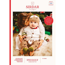 Christmas Pudding Baby Onesie in DK - Digital Version 5495
