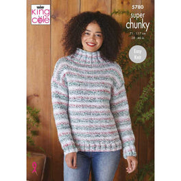 Cardigan & Sweater Knitted in King Cole Christmas Super Chunky
