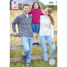 Family Sweaters in King Cole Wool Aran