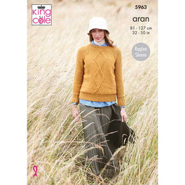 Sweaters in King Cole Wool Aran