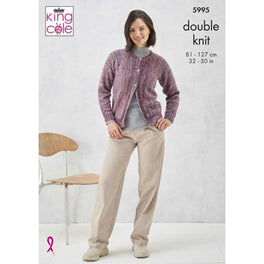 Cardigans in King Cole Homespun Prism DK - Digital Version 5995