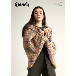 Cocoon Wrap in Wendy Husky Super Chunky