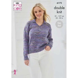 Sweater & Tank Knitted in King Cole Homespun Prism DK