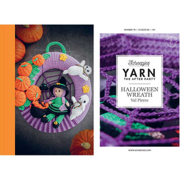 Free Download - Crochet Halloween Wreath in Scheepjes Catona