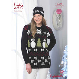 Sweater and Hat in Stylecraft Life Dk - Digital Version 9029