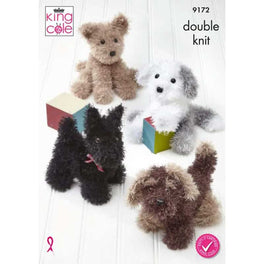 Dog Toys Knitted in King Cole Moments DK