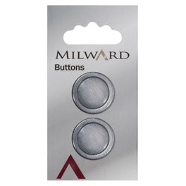 Milward Carded Buttons: 22mm - Pack of 2 - 00488