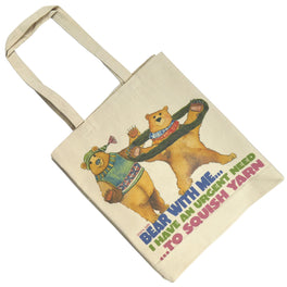 Emma Ball Cotton Canvas Bag - Bear With Me