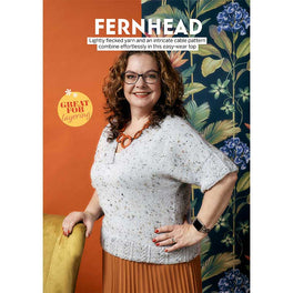 Fearnhead V-Neck Top in King Cole Homespun Dk - by Sarah Hatton - Digital Version