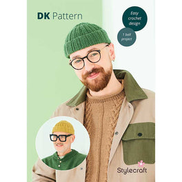 Free Download - Crochet Men’s Hat in Stylecraft Bambino DK