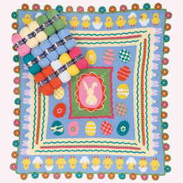 Easter Egg Blanket CAL in Hayfield Bonus Dk by Lottie and Albert