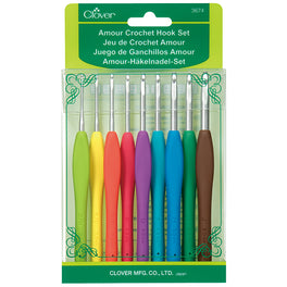 Clover Armour Crochet Hook Set - 9 Hooks