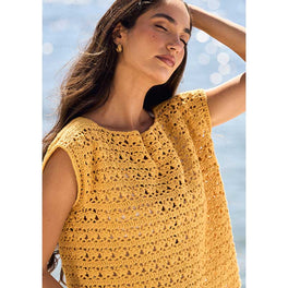 Copal Crochet Top in Mode at Rowan Cotton Dk - MIP105