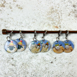 Emma Ball - Happy Sheep Six Crochet Markers