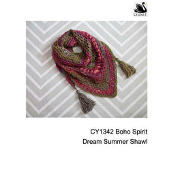 Free Download - Dream Summer Crochet Shawl in Cygnet Boho Spirit