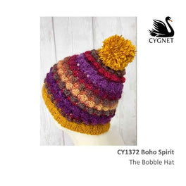 Free Download - The Bobble Crochet Hat in Cygnet Boho Spirit