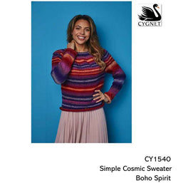 Free Download - Cosmic Sweater in Cygnet Boho Spirit