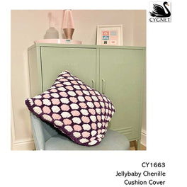 Free Download - Cushion Cover in Cygnet Jellybaby Chunky Chenille