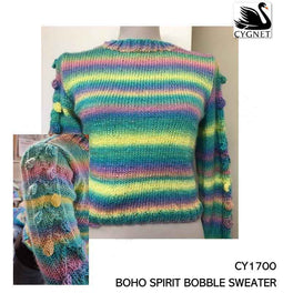 Free Download - Bobble Sweater in Cygnet Boho Spirit