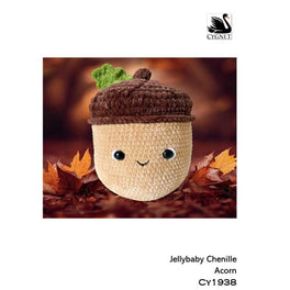 Free Download - Autumn Acorn in Cygnet Jelly Baby Chunky Chenille